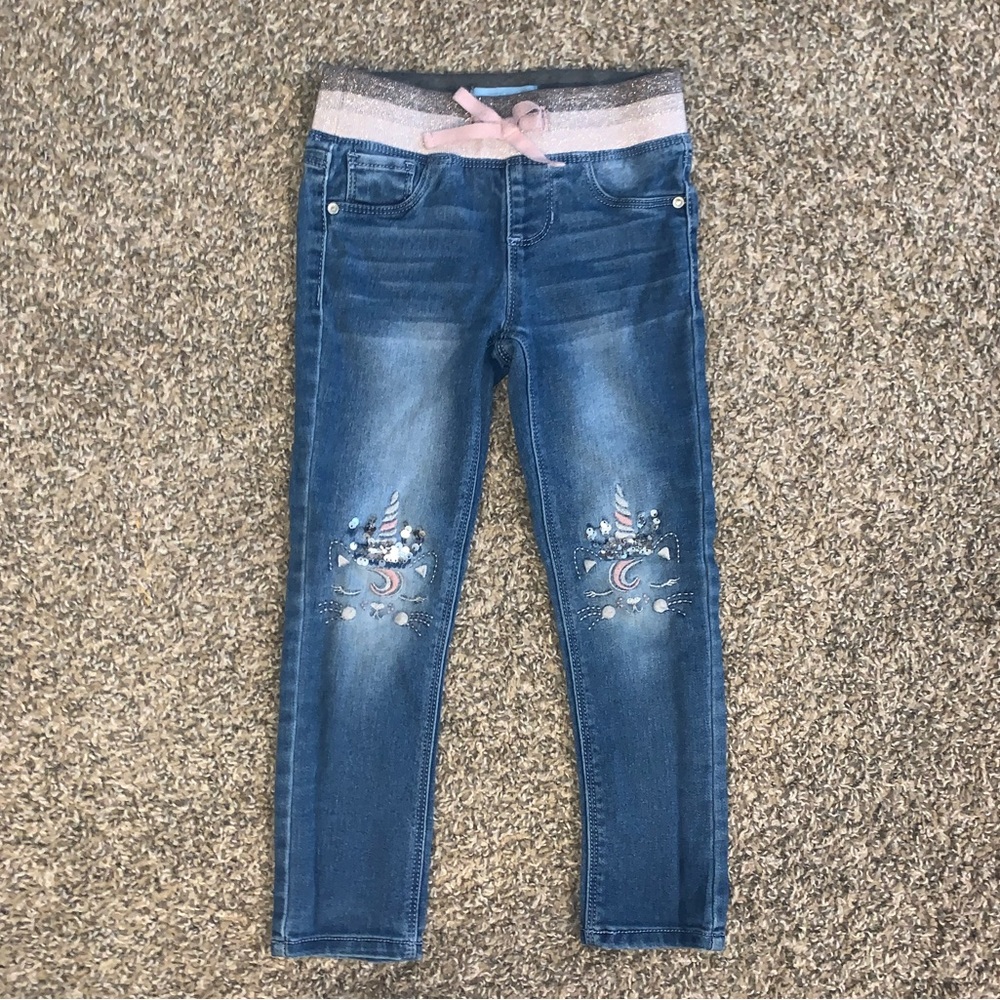 Unicorn Kitty Sparkly Pants